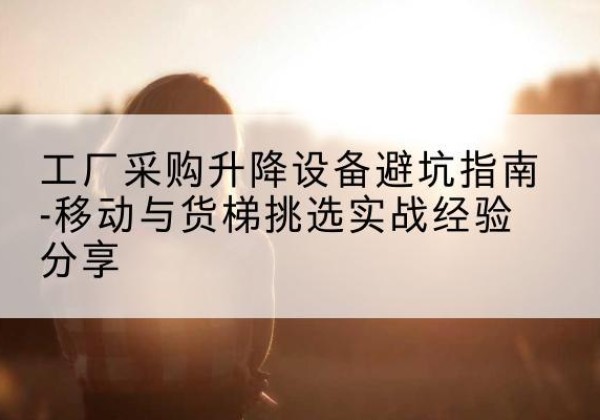 连城移动式升降机怎么选-工厂采购升降设备避坑指南-移动与货梯挑选实战经验分享